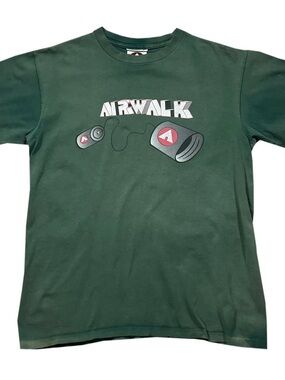 Vintage Airwalk Tin Can Phone T Shirt (Size M)